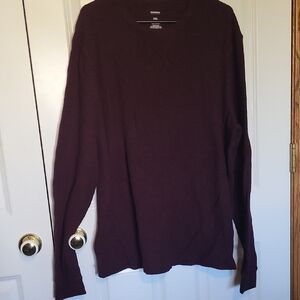 Sonoma Men's Deep Purple Long Sleeve Shirt